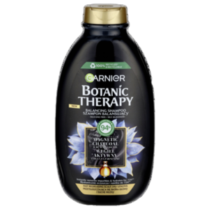 Garnier Botanic Therapy Węgiel Aktywny i Olej z Czarnuszki szampon do włosów 400 ml